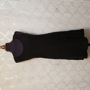 Toad & Co Dress Womens Size Medium Black Sleeveless Ribbed Shaka